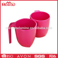 Pink colour melamine mug with FDA certificated